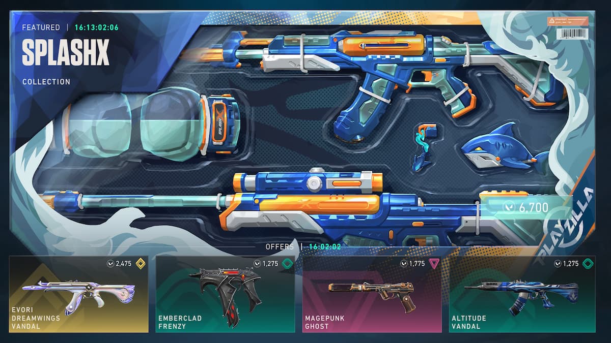 Picture of a player's Daily Store rotation in VALORANT